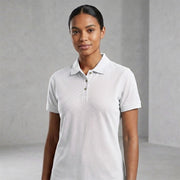 Poly Cotton Fabric Women Polo T-Shirt
