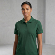 Poly Cotton Fabric Women Polo T-Shirt
