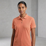 Poly Cotton Fabric Women Polo T-Shirt