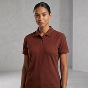 Poly Cotton Fabric Women Polo T-Shirt