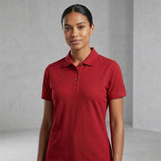 Poly Cotton Fabric Women Polo T-Shirt