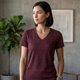 Women's Mars Fabric V-Neck T-Shirt
