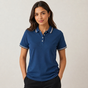 Premium Women Pique Fabric Tipping T-Shirts