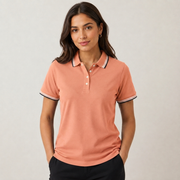 Premium Women Pique Fabric Tipping T-Shirts