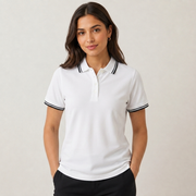 Premium Women Pique Fabric Tipping T-Shirts
