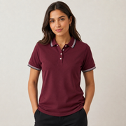 Premium Women Pique Fabric Tipping T-Shirts